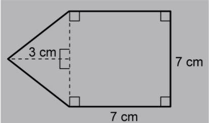 What is the area of the composite figure? (Attached picture) __cm²-example-1