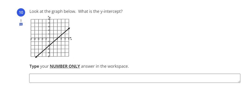 Look at the graph below. What is the y-intercept?-example-1