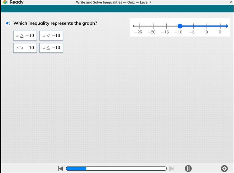 Which inequality represents the graph-example-1