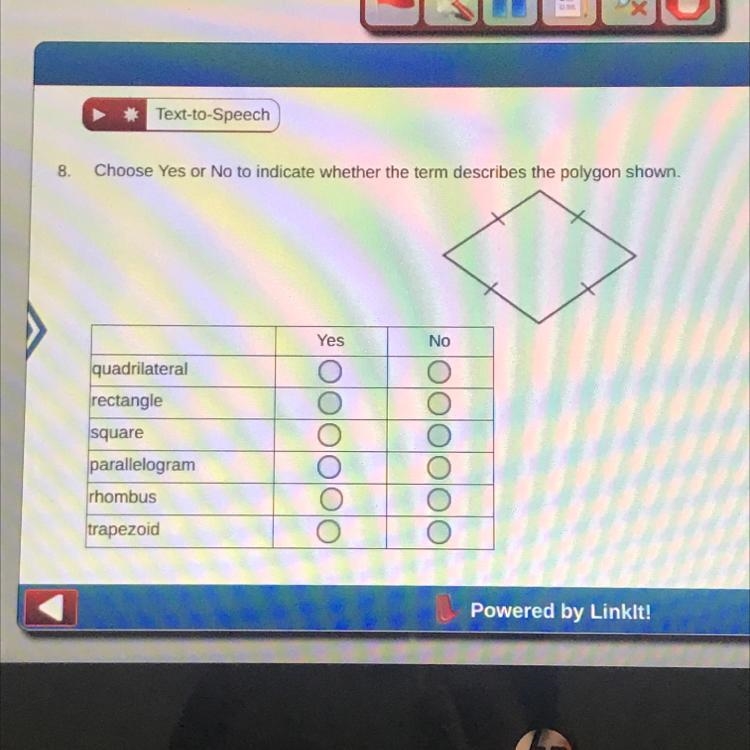 Chose yes or no to answer the question!-example-1