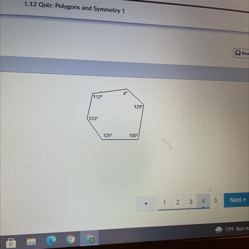 What is the value of x Enter your answer in the box.-example-1