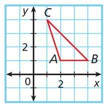 If triangle ABC is reflected across the y-axis and then rotated 90 degrees clockwise-example-1