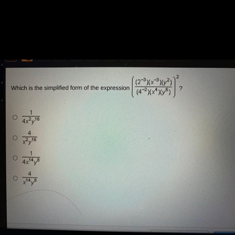 Which is the simplified form of the expression-example-1