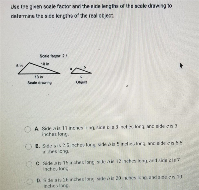 please help I'm a week behind.Use the given scale factor and the side lengths of the-example-1