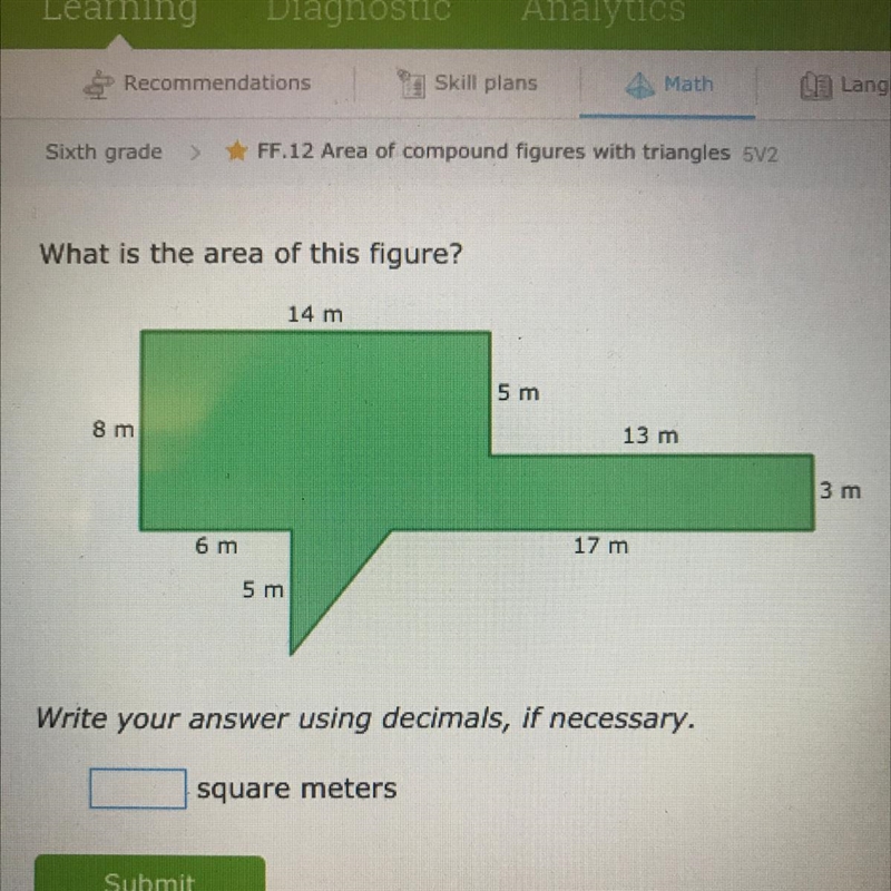 What is the area of this figure?-example-1