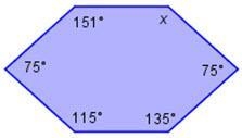 What is the value of the missing angle? The options are: 129, 153, 169, and 720 degrees-example-1