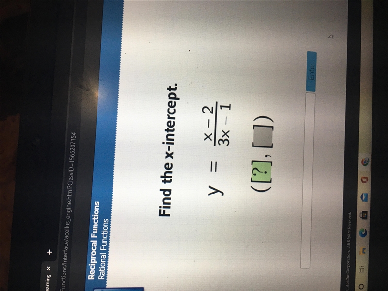 Find the x intercept-example-1