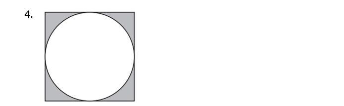 A circle of a radius r,cm inside a square, so that the circle touches the sides of-example-1