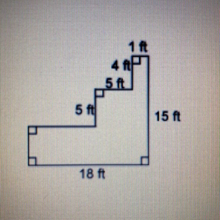 What is the area of this figure? A. 112 B. 142 C. 270 D. 284-example-1