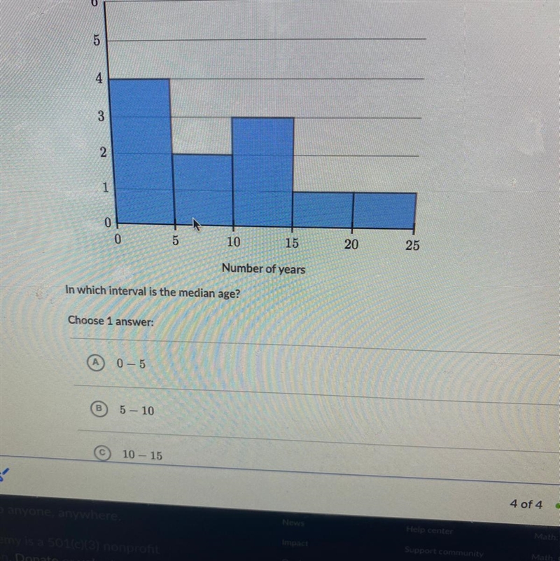 Answers are 0-5 5-10 10-15 15-20 20-25-example-1