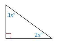 Find the measure of each acute angle-example-1