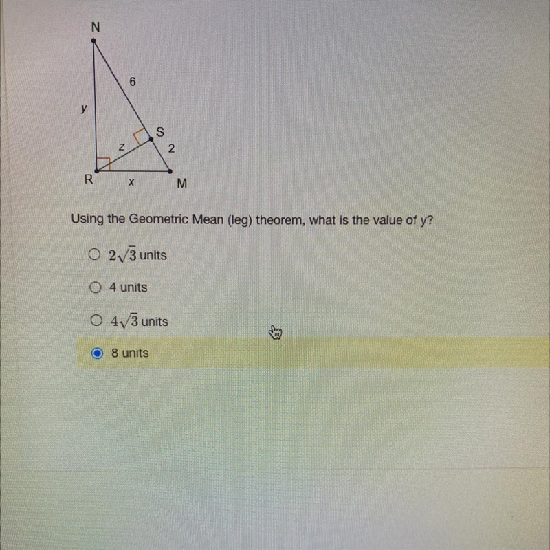 What is the value of y ?-example-1