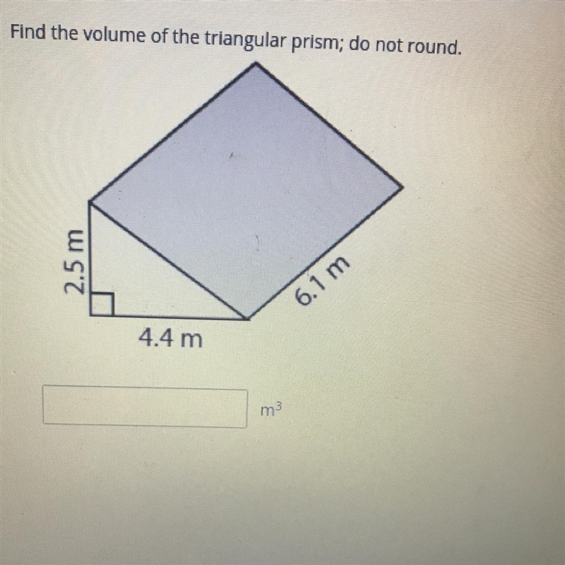 Find the volume of the prism.-example-1