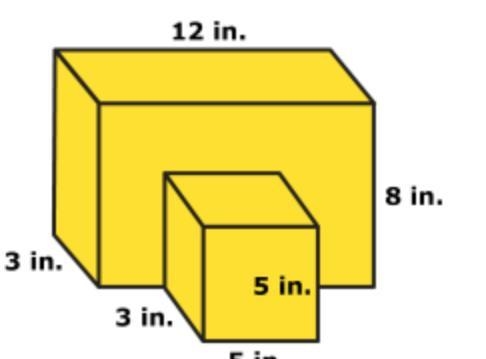 What is the volume of the figure shown below?-example-1