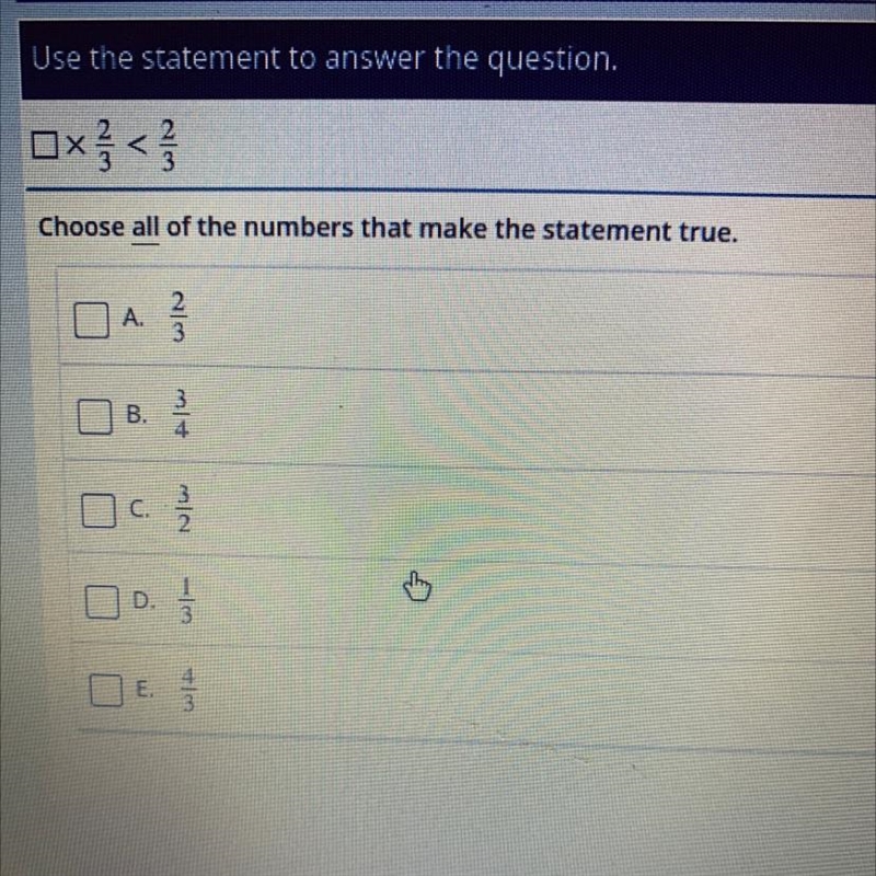 Choose all of the numbers that make the statement true-example-1