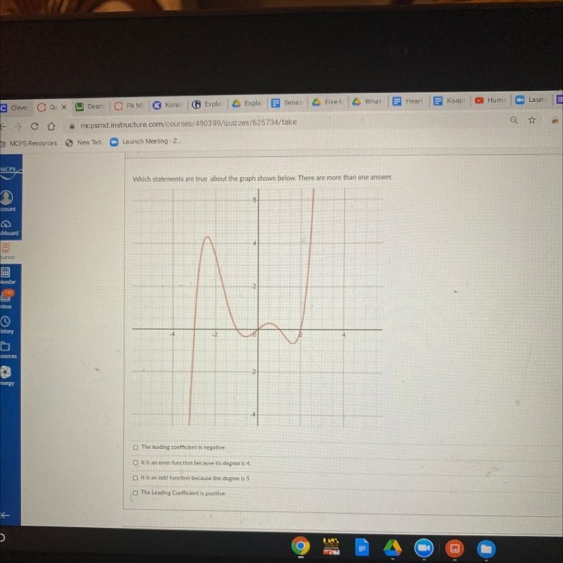 Which statements are true about the graph shown below. There are more than one answer-example-1