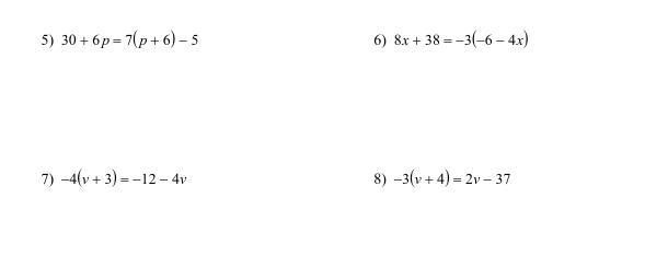 HELP !!!! Equations with 1 no or infinite solutions-example-2