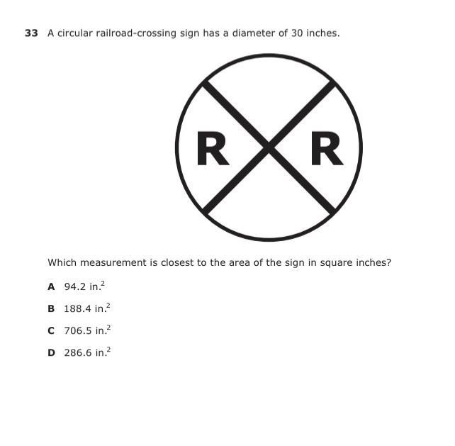 Which measurement is closest to the area of the sign in square inches-example-1