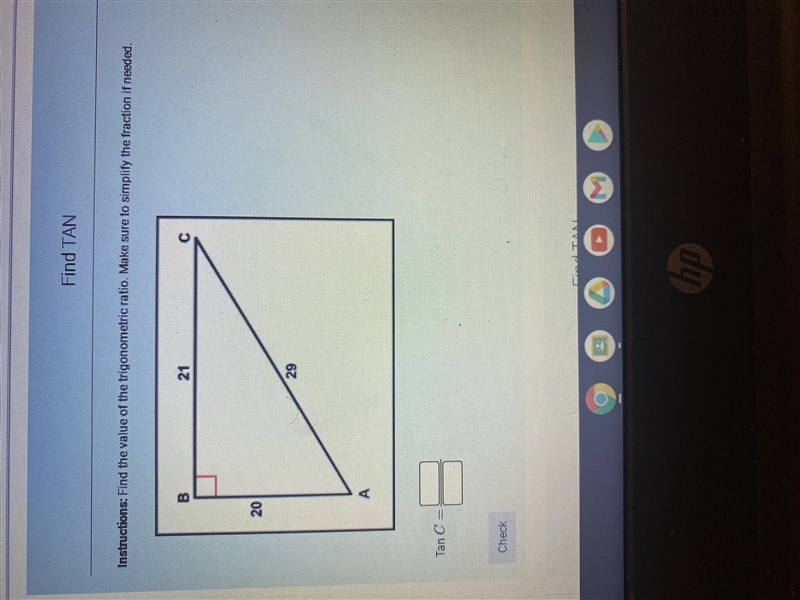 Find COS Instructions: Find the value of the trigonometric ratio. Make sure to simplify-example-1