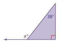 Find the missing angle according to the Triangle Exterior Angle Theorem-example-1