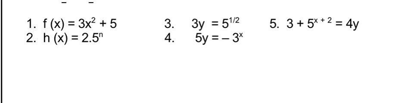 Determine whether the given function represents an exponential functions or not-example-1