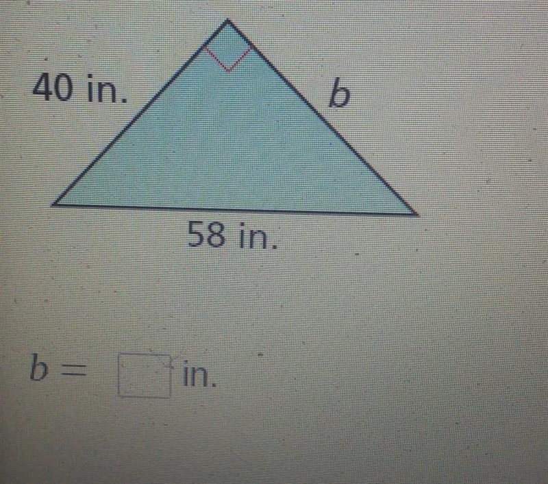 Find the missing length of the triangle.​-example-1