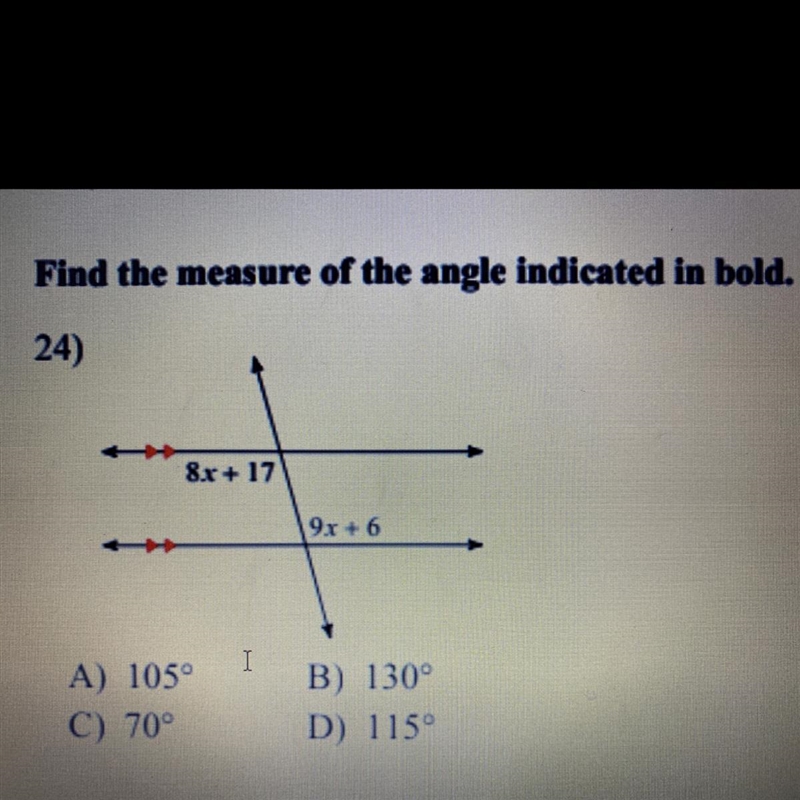 Can someone help me find the measure of the angle indicated in bold please-example-1