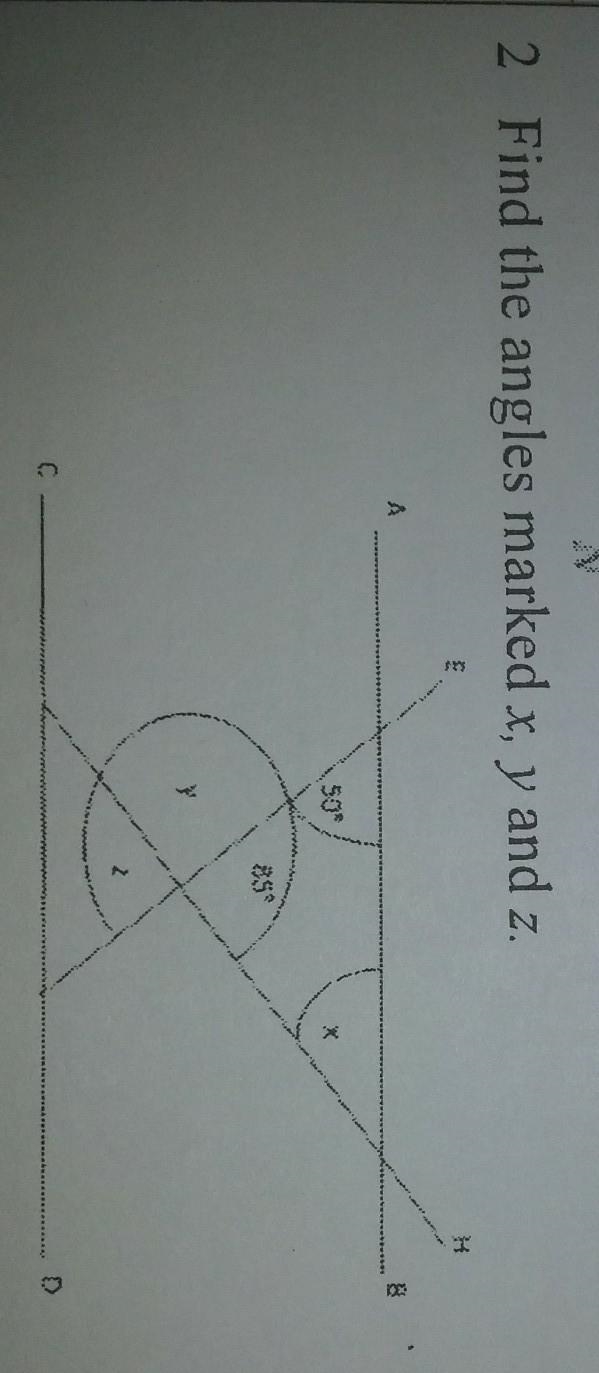 Find the angles marked x,y and z. ASAP-example-1