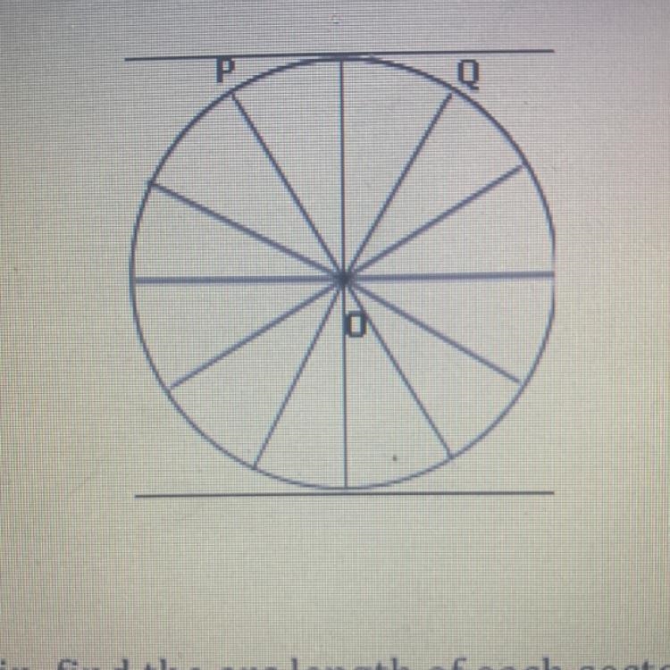 Given the diameter of 12 in, find the sector area of each sector A. 5.33 in B. 1.33 in-example-1