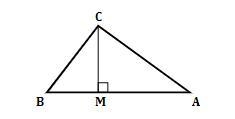 Given: ΔABC, CM⊥AB, BC = 5, AB = 7, CA = 4√2 Find: CM-example-1