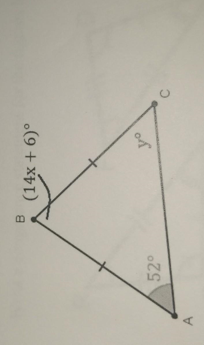 Solve for x and y. show your work.​-example-1