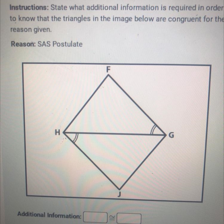 Instructions: State what additional information is required in order to know that-example-1