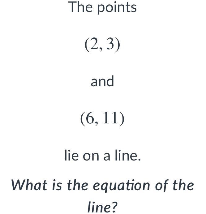 What is the equation of the Line Y= X+-example-1