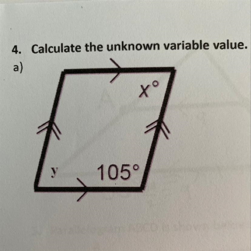 Please help this is due TODAY Calculate the unknown variable value . Do not answer-example-1