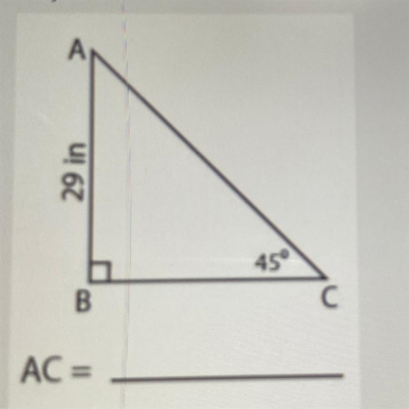 22) Find the measure of the indicated side. Round the answer to the nearest tenth-example-1