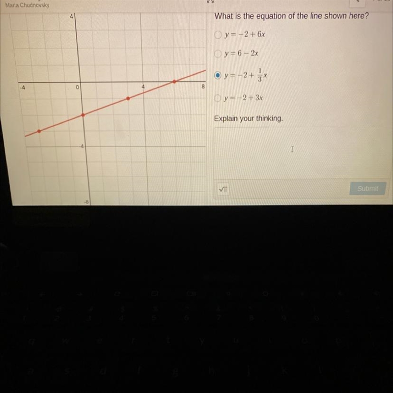 Is the marked equation right? i cola in for me please-example-1