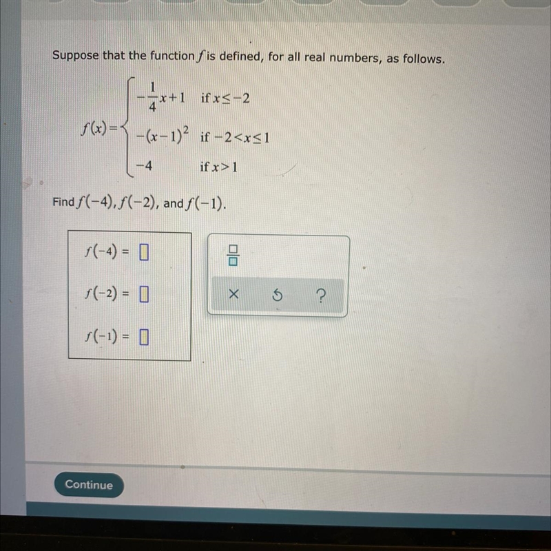 F(-4)= F(-2)= F(-1)=-example-1