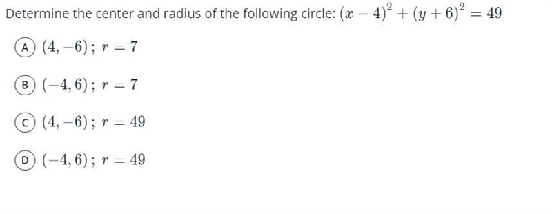 A, B, C, or D? and an explanation-example-1