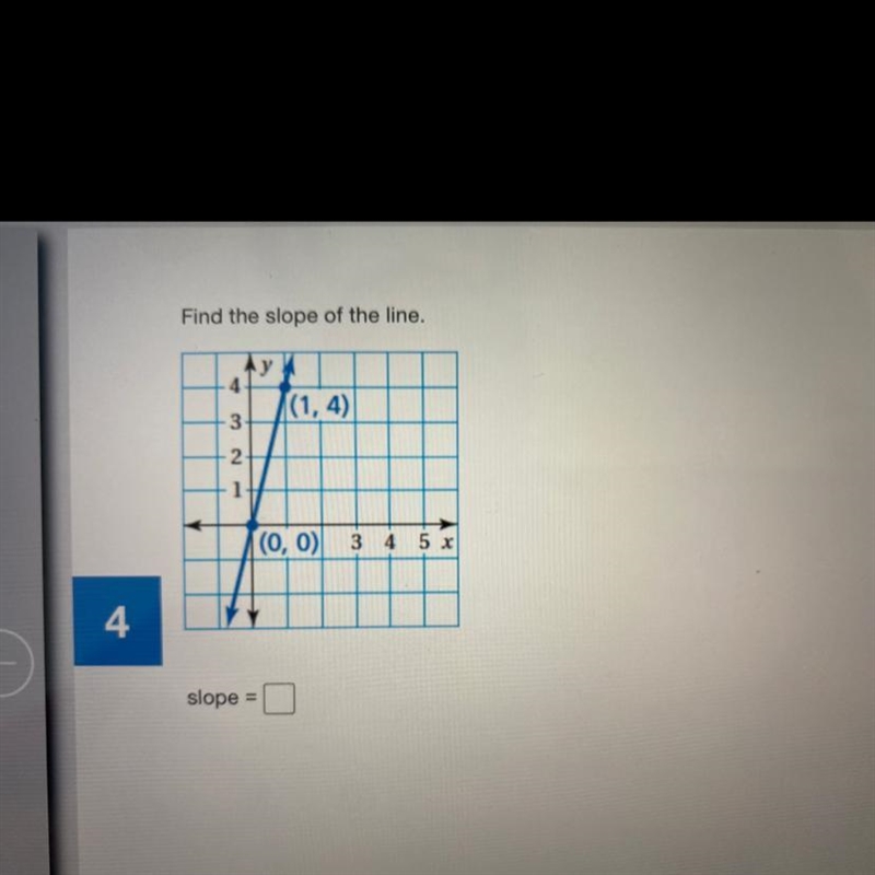 Find the slope on the line.-example-1