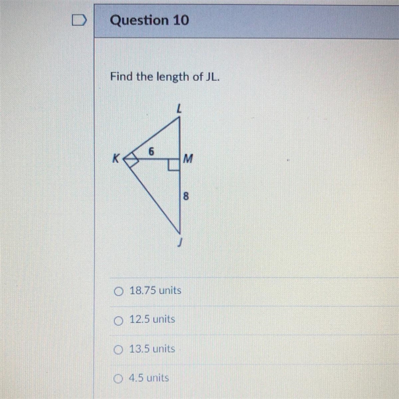 Find the length of JL.-example-1