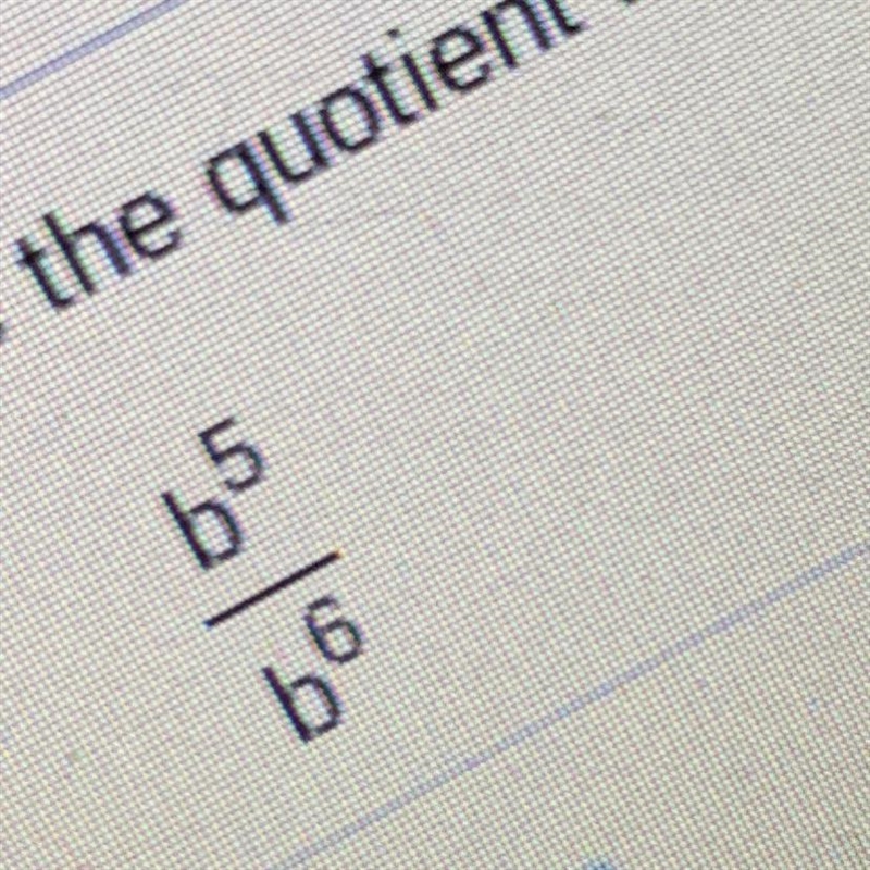 Using the quotient rule to simplify the expression. Assume that the variable represent-example-1