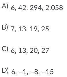 Please help!! Given the recursive formula shown, what are the first 4 terms of the-example-1