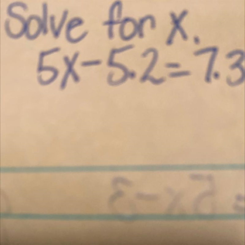 Solve for the x variable-example-1