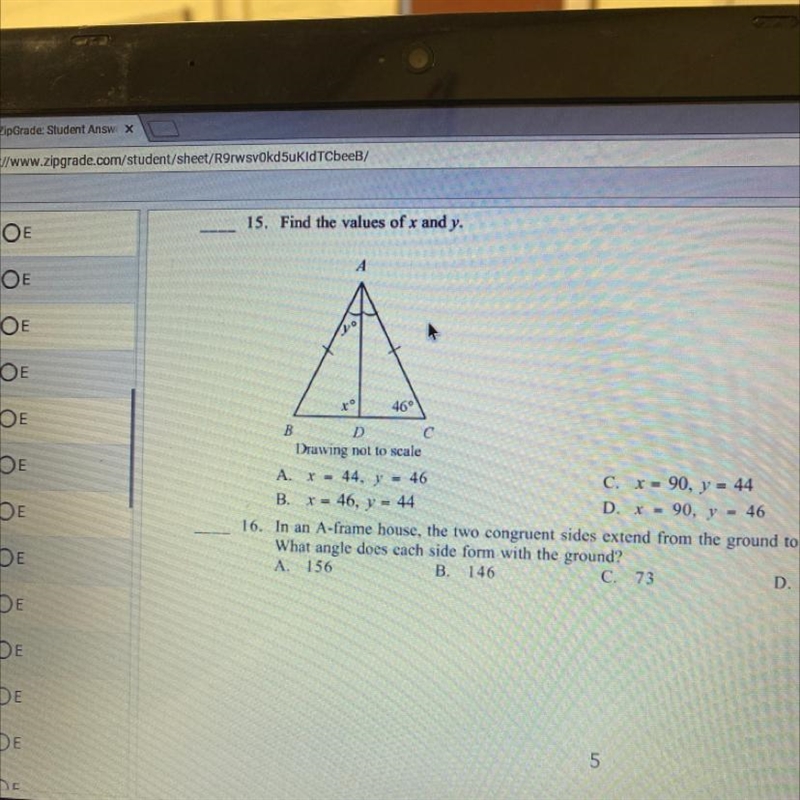 Find the value of x and y-example-1