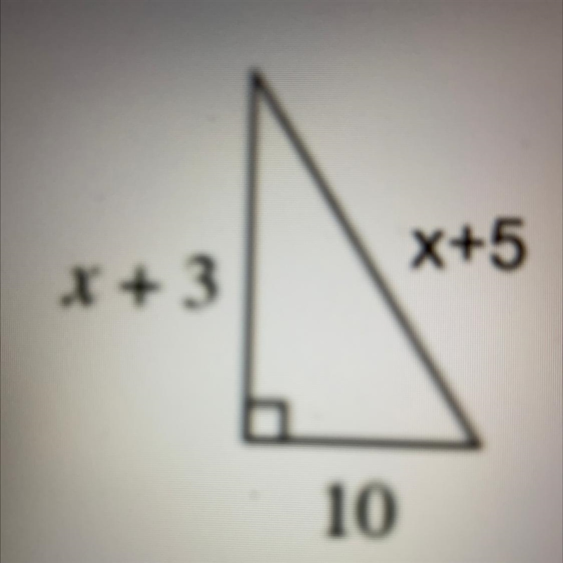 6. Find the value of x in the triangle below.-example-1