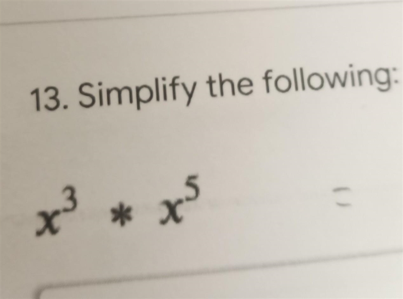 13. Simplify the following: ​-example-1