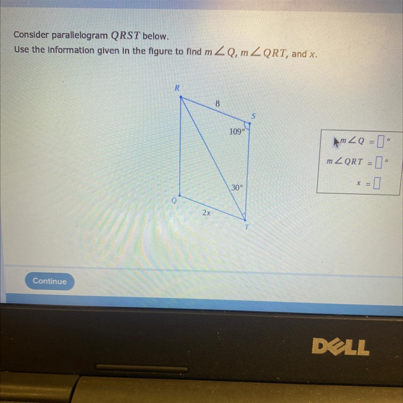 Properties of parallelograms PLEASE HELP-example-1