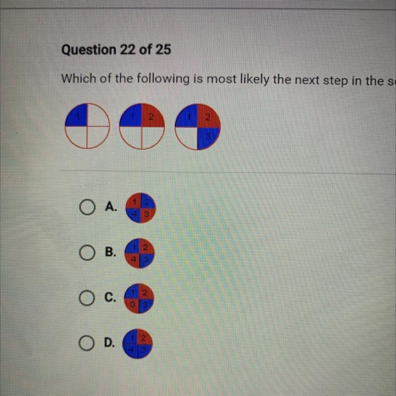 Question 22 of 25 Which of the following is most likely the next step in the series-example-1