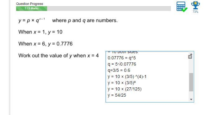 Find y when x = 4 (30 points)-example-1