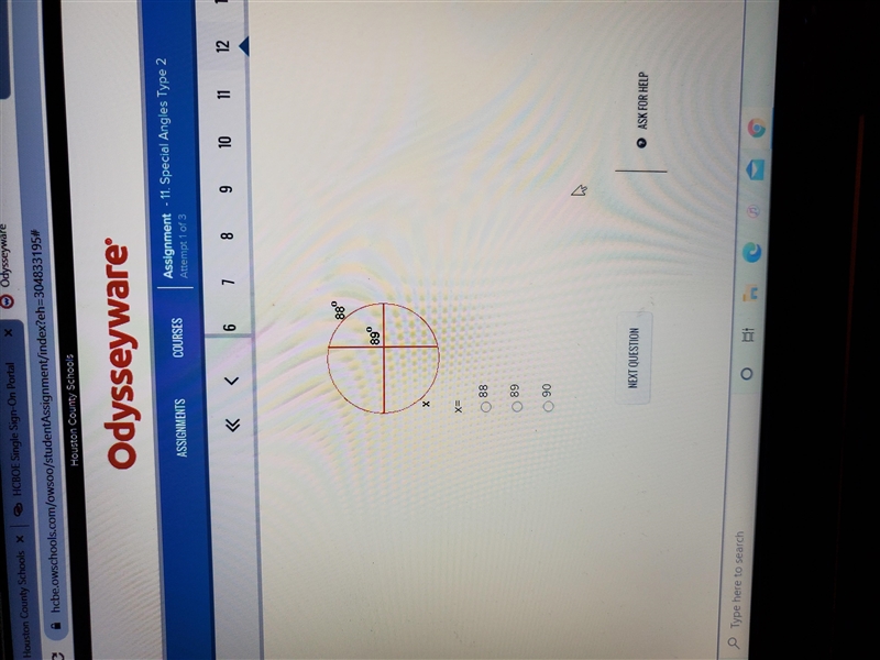 X= What does ×= 88, 89 or 90-example-1